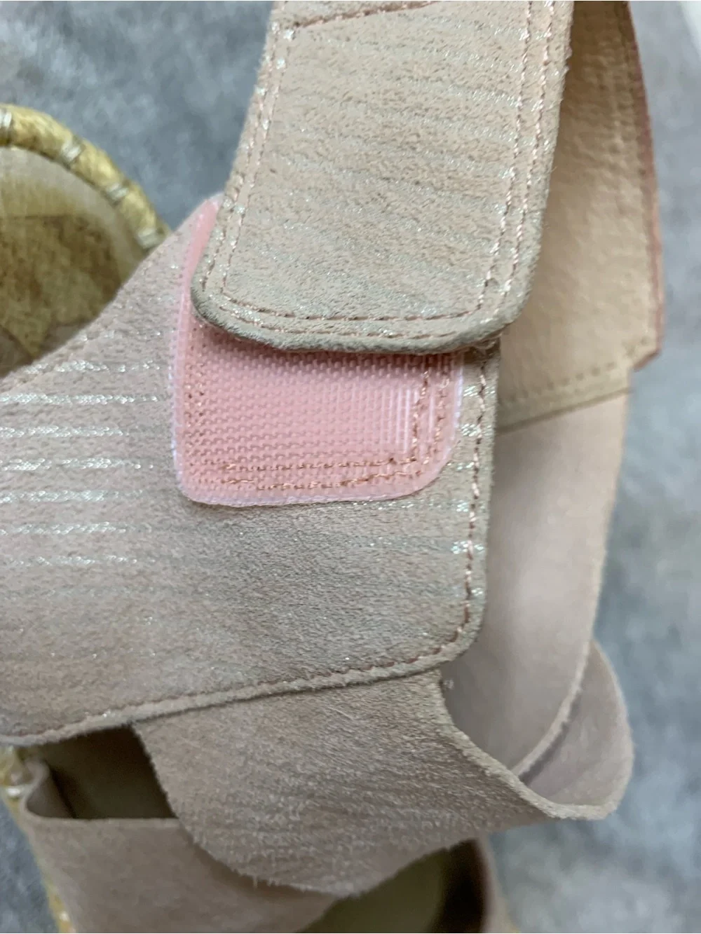 Eileen Fisher Willow 3 Espadrille Tumbled Leather Wedge Sandals